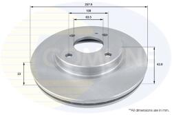 COMLINE Disc Frana Adc1243V Ford Fiesta/Fiesta Vi/Ka+ Iii (ADC1243V)