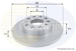 COMLINE Disc Frana Adc1448 Audi A3 Seat Altea/Toledo Iii Skoda Octavia Ii/Superb Ii/Yeti (ADC1448)