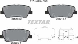 TEXTAR Set Placute Frana, Frana Disc 2552001 Genesis G70/G80 Hyundai Genesis/Santa Fé Ii