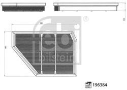 Febi Bilstein Filtru Aer Stanga 196384 Alpina Xb7 Bmw X5/X6/X7/Xm