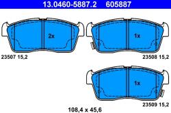 ATE Set Placute Frana, Frana Disc 13.0460-5887.2 Daihatsu Copen/Cuore Vii/Sirion