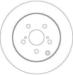 TRW Disc Frana Df6319 Toyota Verso (DF6319)