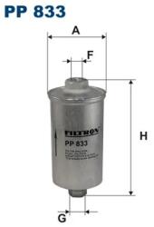FILTRON Filtru Combustibil Pp833 Alfa Romeo 155 Audi 100 C2/200 C2/80 B1/80 B2 Renault 5