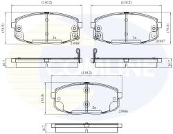 COMLINE Set Placute Frana, Frana Disc Cbp31798 Hyundai I30 Kia Carens I/Carens Ii/Cee'D