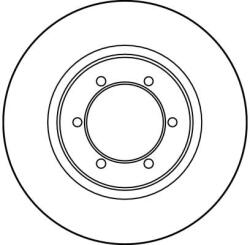 TRW Disc Frana Df3118 Changfeng Heijingang Mitsubishi Galloper/L200/Pajero/Pajero Ii (DF3118)