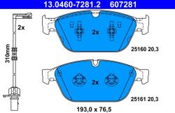 ATE Set Placute Frana, Frana Disc 13.0460-7281.2 Audi A8 D4/Q5