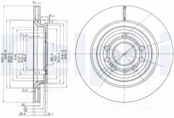 DELPHI Disc Frana Bg3886C Cadillac Bls Fiat Croma Opel Signum/Vectra C Saab 9-3/9-3X (BG3886C)