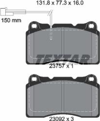 TEXTAR Set Placute Frana, Frana Disc 2375701 Alfa Romeo 159 Lancia Delta Iii