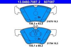 ATE Set Placute Frana, Frana Disc 13.0460-7087.2 Chrysler Crossfire Mercedes-Benz Clk