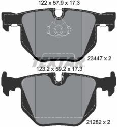 TEXTAR Set Placute Frana, Frana Disc 2344702 Bmw 7