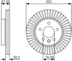 Bosch Disc Frana 0986479154 Vw Amarok