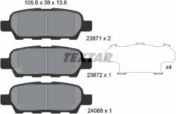 TEXTAR Set Placute Frana, Frana Disc 2387101 Infiniti Ex/Fx/G/M35/M45 Nissan 350Z/Altima