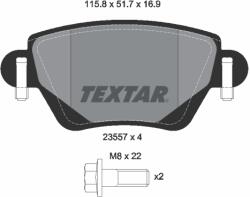 TEXTAR Set Placute Frana, Frana Disc 2355702 Chana Cm8/Leimeng Ford (Changan) Mondeo (2355702)