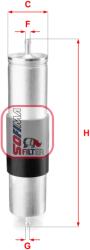 SOFIMA Filtru Combustibil S1839B Bmw X5 (S1839B)