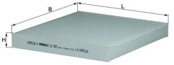 MAHLE Filtru, Aer Habitaclu La343 Hyundai Grandeur/Santa Fé I/Santa Fé Ii/Sonata V