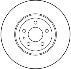 TRW Disc Frana Df1749 Alfa Romeo 147/156/164/Gt/Gtv/Spider Fiat Croma/Qubo/Tipo