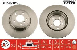 TRW Disc Frana Df6070S Bmw X5/X6