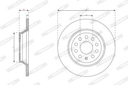 FERODO Disc Frana Ddf3169C Vw Tiguan Allspace