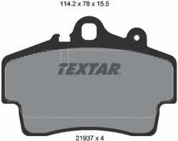 TEXTAR Set Placute Frana, Frana Disc 2193702 Porsche Boxster/Cayman (2193702)