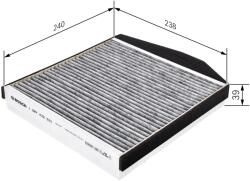 Bosch Filtru, Aer Habitaclu 1987432531 Volvo S60 I/S80 I/V70 Ii/Xc70 I Cross Country