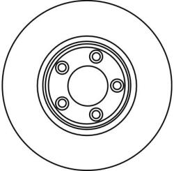 TRW Disc Frana Df4106 Daimler Super Eight Jaguar S-Type Ii/Xj Lincoln Ls