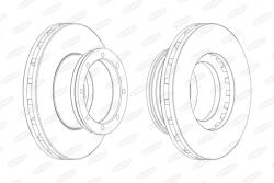 BERAL Disc Frana Bcr190A Mercedes-Benz Atego/Atego 2/Atego 3/Tourino (BCR190A)