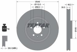 TEXTAR Disc Frana 92143903 Audi A4 B6/A4 B7