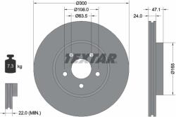 TEXTAR Disc Frana 92109605 Ford Mondeo Iii Ford (Changan) Mondeo Ford Australia Mondeo (92109605)