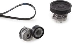 GATES Pompa Apa + Set Curea Transmisie Cu Caneluri Kp26Pk1183 Alfa Romeo Mito