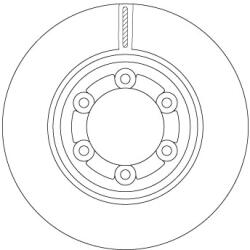 TRW Disc Frana Df6984 Isuzu D-Max I/D-Max Ii/Kb