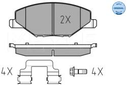 MEYLE Set Placute Frana, Frana Disc Punte Fata 0252568118 Skoda Fabia Ii Vw Polo V (0252568118)