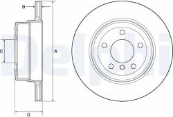DELPHI Disc Frana Bg4695C Bmw 5 (BG4695C)