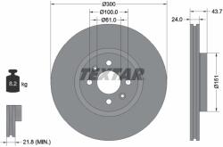 TEXTAR Disc Frana 92149503 Renault Scénic Ii (92149503)