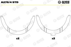 GLYCO Saiba Distantier, Arbore Cotit A275/4Std Toyota 4 Runner Ii/4 Runner Iii/Camroad