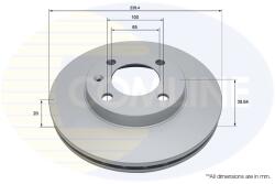 COMLINE Disc Frana Adc1404V Audi 80 B1/80 B2/80 B3/90 B2/Coupe B2 Seat Cordoba/Ibiza Ii (ADC1404V)