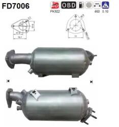AS Filtru Funingine/Particule, Sist. De Esapament Fd7006 Audi A4 B7/A6 C6