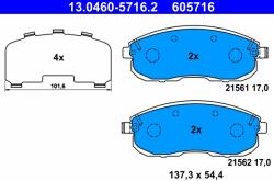 ATE Set Placute Frana, Frana Disc 13.0460-5716.2 Infiniti G Nissan Altima/Avenir/Cube (13.0460-5716.2)
