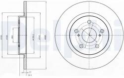DELPHI Disc Frana Bg4200C Toyota Avensis (BG4200C)