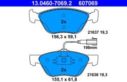ATE Set Placute Frana, Frana Disc 13.0460-7069.2 Alfa Romeo 145/146/156/Gtv/Spider (13.0460-7069.2)