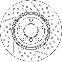 TRW Disc Frana Df6601S Bmw 3/3 Gran Turismo/3 Touring/4/4 Gran (DF6601S)