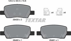 TEXTAR Set Placute Frana, Frana Disc 2645901 Hyundai Santa Fe Iv/Santa Fe V