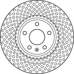 TRW Disc Frana Df6015S Audi A4 B8/A5/Q5 Audi (Faw) A6L C7/Q5 B8