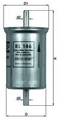 KNECHT Filtru Combustibil Kl146 Hyundai Highway/Santa Fé I/Trajet Renault Megane I