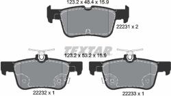 TEXTAR Set Placute Frana, Frana Disc 2223101 Ford Kuga Iii/Mondeo V Lincoln Mkz