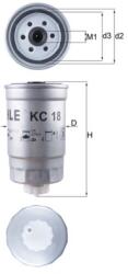 MAHLE Filtru Combustibil Kc18 Agrale 7-Series Alfa Romeo 145/146/155/164/33/6/75/90 (KC18)
