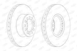 BERAL Disc Frana Bcr214A Erf Ect Man E2000/F2000/Hocl/Lion´S/Lion´S City/Lion´S Star (BCR214A)