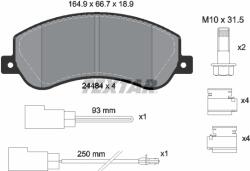 TEXTAR Set Placute Frana, Frana Disc 2448401 Ford Transit/Transit Tourneo