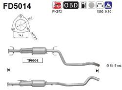 AS Filtru Funingine/Particule, Sist. De Esapament Fd5014 Opel Zafira B (FD5014)