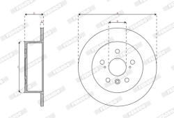 FERODO Disc Frana Ddf3191C Toyota Aurion/Avalon/Camry (DDF3191C)