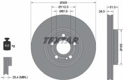 TEXTAR Disc Frana 92323405 Mercedes-Benz A-Class/B-Class/Cla/Cla Shooting Brake/Gla/Glb (92323405)
